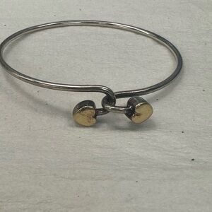 Tiffany and Co bangles with 18kt heart gold